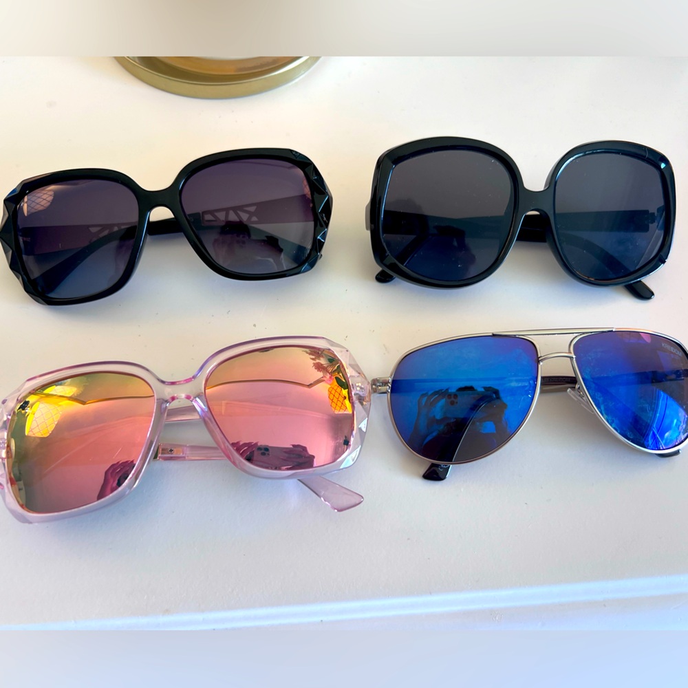 Bundle - 4 pairs sunglasses. 2 polarized